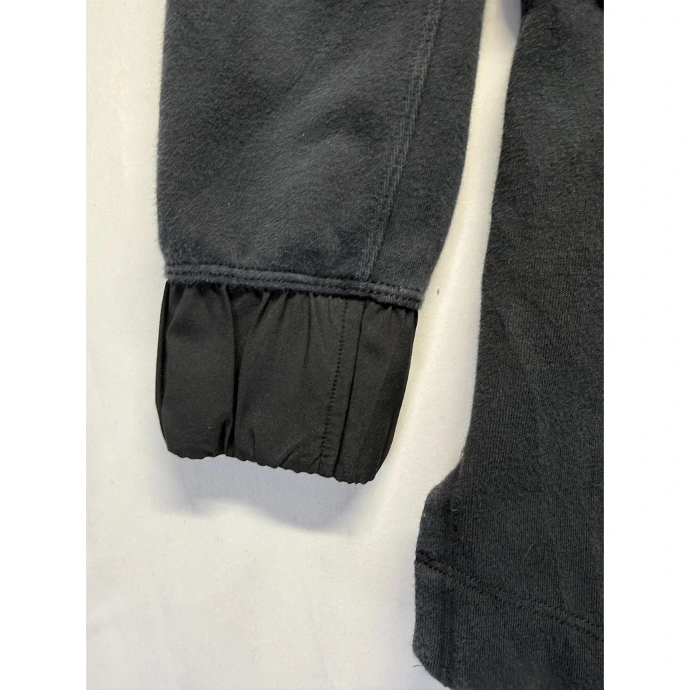 Lululemon Light As Warmth Jacket Women 4 Black Fleece Lined Relaxed Fit Full Zip